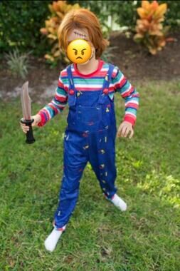 Chucky Halloween Costume Jumpsuit Sz 8-10